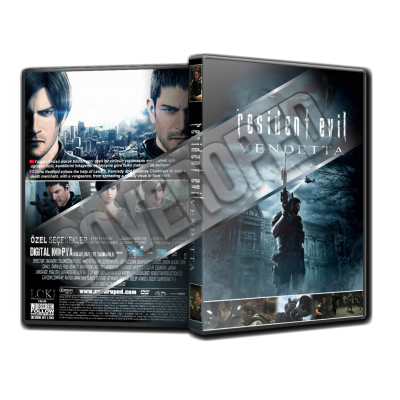 Resident Evil Vendetta 2017 Cover Tasaarımı (Dvd Cover)